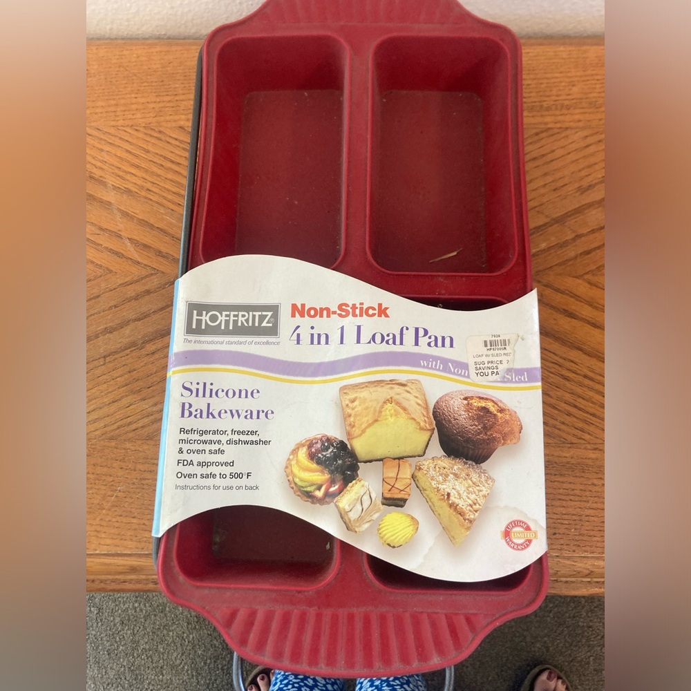 HOFFRITZ Non-Stick 4 in 1 Loaf Pan